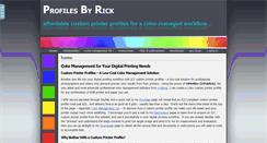 Desktop Screenshot of profilesbyrick.com